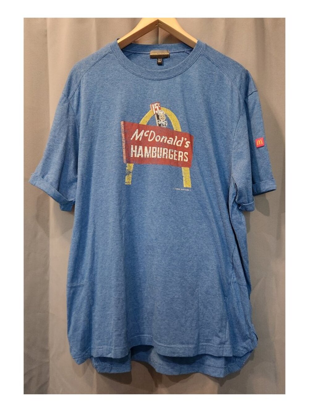 McDonald's Hamburgers 15c First Edition Tee Shirt Apparel Collection XL-R